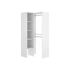 Vente-unique Open Kledingkast Ferdinand Wit - L 79.4cm X B 88.4cm X H 185.5cm