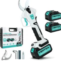 Ventra Elektrische Snoeischaar Aes40-3 - 40mm- Accu Snoeischaar - 4000mah Accu - Brushless