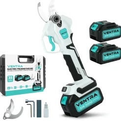 Ventra Elektrische Snoeischaar AES30-4 - 35mm - 3000mah Accu - Lcd Scherm - Brushless