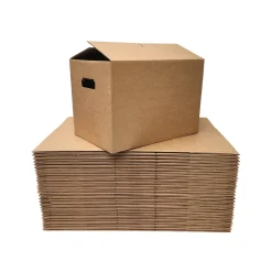 Verhuisdozen Profi extra sterk - 51L - autolock geen tape nodig – FSC karton - 30 stuks - handvatten
