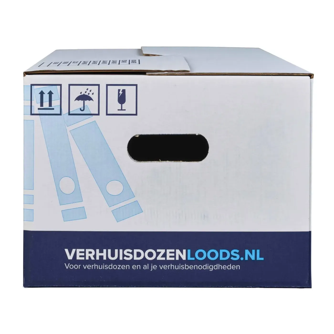 Verhuisservice+ Boekendozen - Zelfsluitend – Extra Sterk - 37l - 10 Stuks