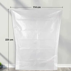 Verhuisservice+ Matrashoes - 1-persoons Matras Hoes - 100my - 114x225cm