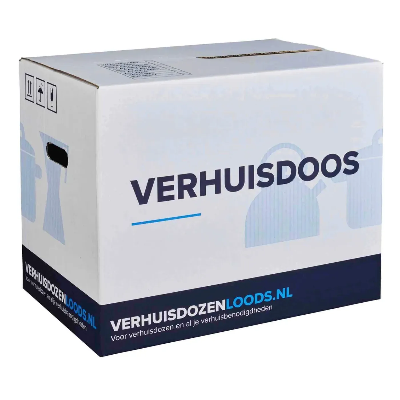 Verhuisservice+ Verhuisdozen - Zelfsluitend - Geen Tape Nodig - 52l - 50 Stuks