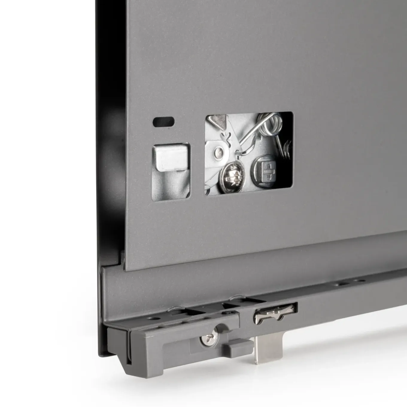 Vertex Met 3d-regeling Outdoor Lade Emuca, Hoogte 178mm, 40kg, Diepte 550mm, Staal, Antracietgrijs