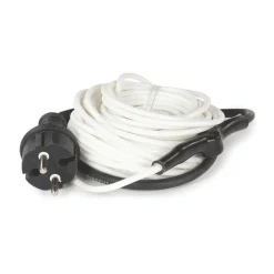 Perel Verwarmingskabel, Thermostaat, Voor Binnen En Buiten, 12 M, Wit, Pe (polyethyleen)
