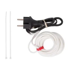 Perel Verwarmingskabel, Voor Binnen En Buiten, 6 M, Wit, Pe (polyethyleen)