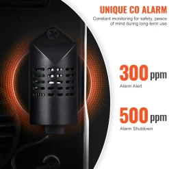 Vevor Dieselkachel (verwarming) 12v/24v 2kw Bluetooth App, Afstandsbediening, Co-alarm, Draagbaar