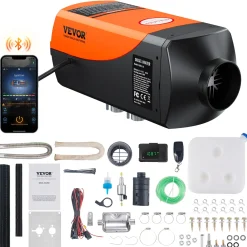 Vevor Dieselkachel (verwarming) 12v 2kw 0.12-0.26l/u, Lcd-display