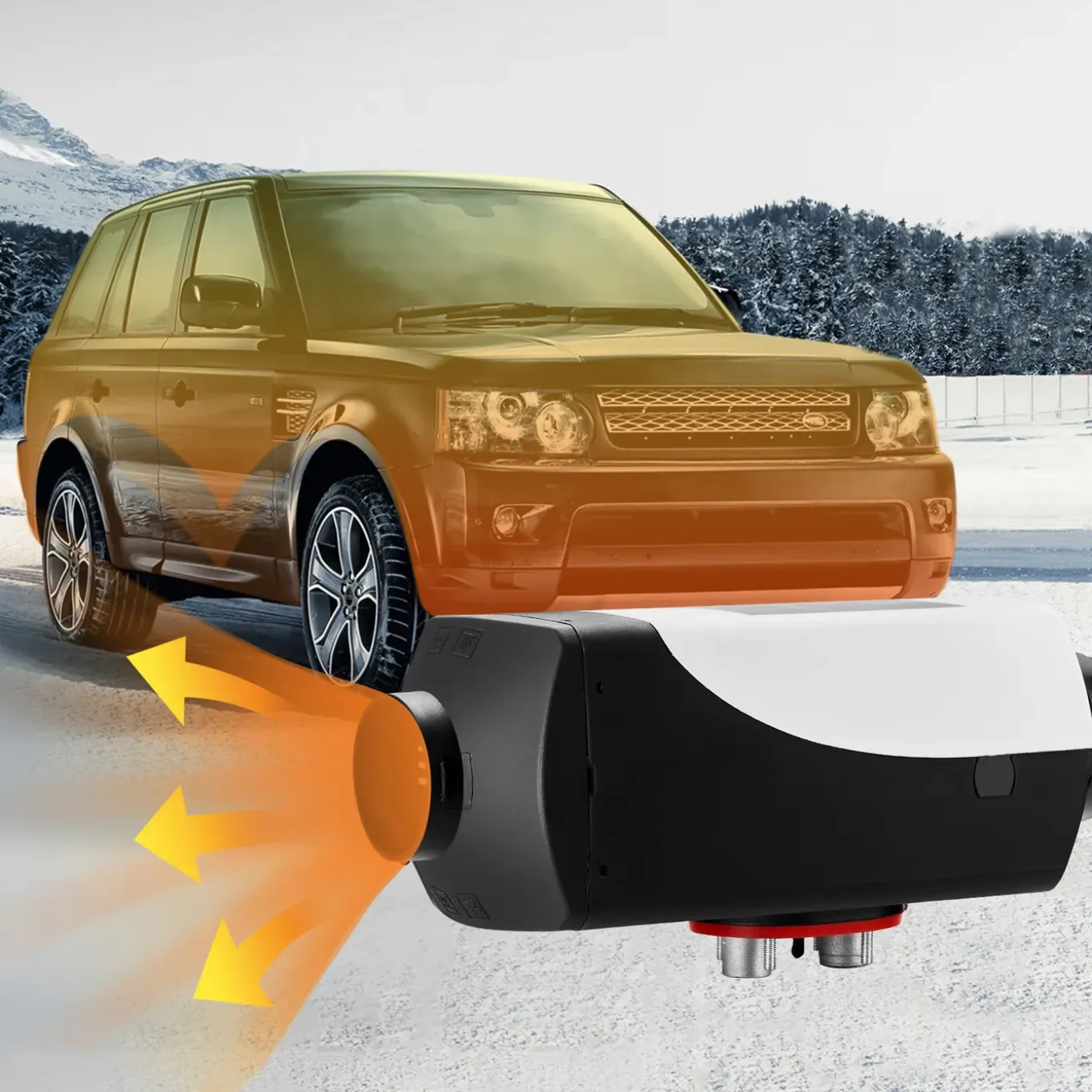Vevor Dieselkachel (verwarming) 8kw 12v Voor Auto/vrachtwagens/camper Aluminium, Snel Opwarmend