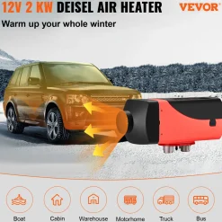 Vevor Dieselkachel (verwarming) 2kw 12v Tankknop Schakelaar Voor Vrachtwagen/boot/trailer