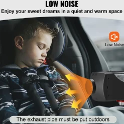 Vevor Dieselkachel (verwarming) 12v 8kw Lcd-display, Low Noise