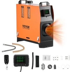 VEVOR Parkeerverwarming 8kw 12-24v Afst.bed., Kleurendisplay, Spraakbediening, Geluidsarm