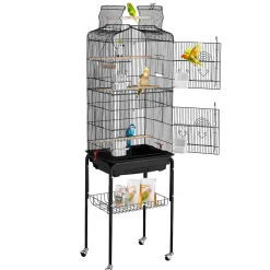 VEVOR -vogelkooi-volière-met-standaard-45-7x35-5x151cm-huisje
