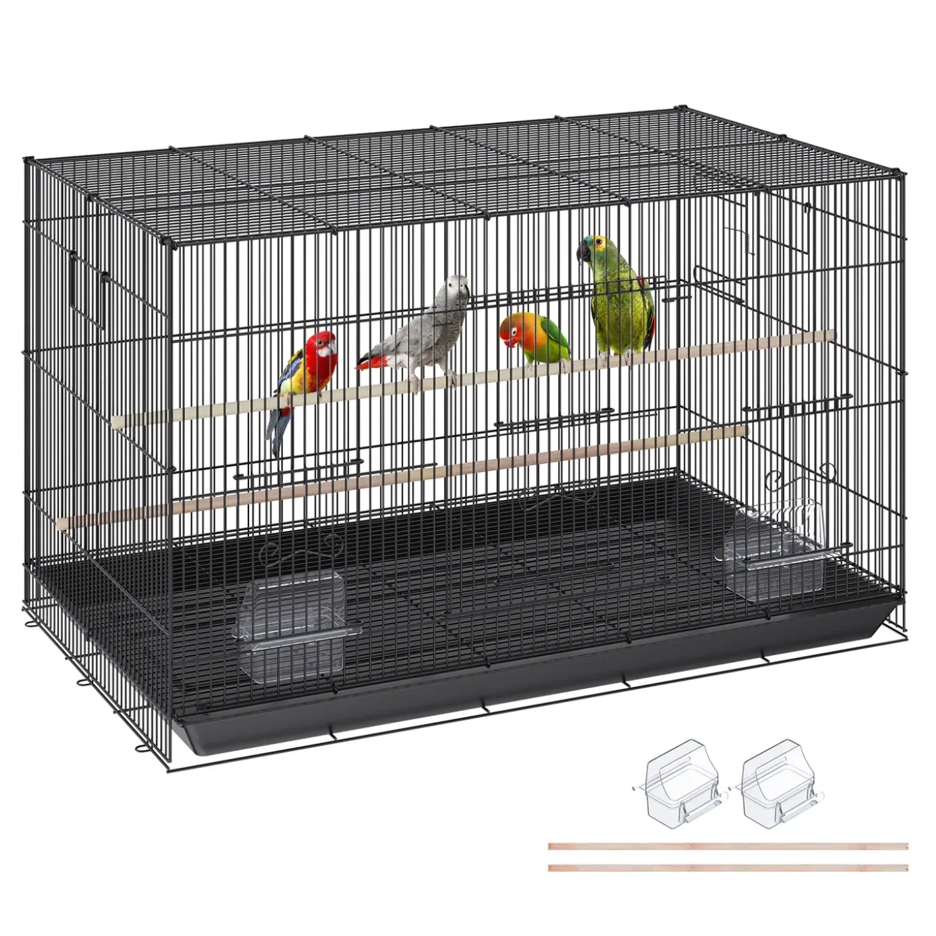 Vevor-vogelvoliere-(vogelkooi)-76x46x45cm-q195-koolstofstaal-voor-2-3-middelgrote-vogels