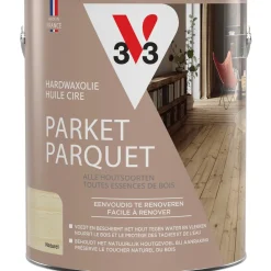 V33 hardwaxolie Parket transparant mat 2,5L