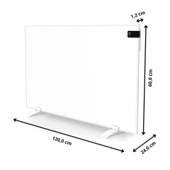 VH Infrarood paneel Superia V3 - Wit - 60 x 120 cm - 720 Watt - Geïntegreerde thermostaat - Wifi