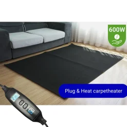 VH Tapijtverwarming Stromboli - 600 watt - 160 x 230 cm - 8 standen instelbaar + timer
