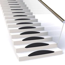 Vica International Trapmat Spurt - Antraciet - 20x56 Cm - 15 Stuks
