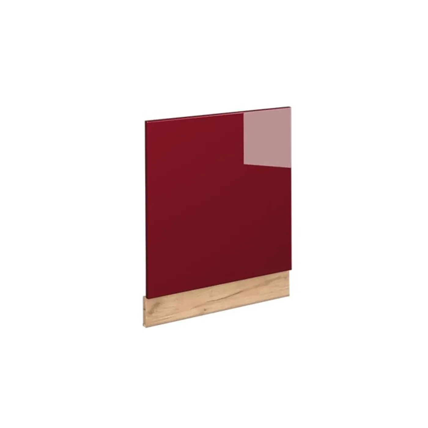 VICCO Façade Fameline, 60cm, Pt Antraciet, Bordeauxrood Hoge Glans/eiken Van Goud, 4