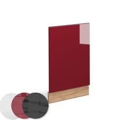 VICCO Façade Fameline, 45cm, Pt Eik, Bordeaux Rood Hoge Glans/eik Van Goud, 46686
