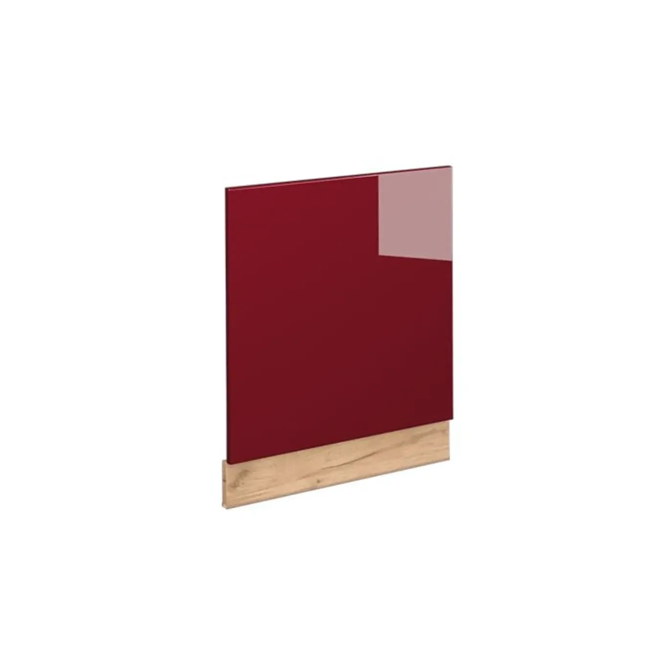 Vicco Façade Fameline, 60cm, Pt Marbre, Bordeaux Rood Hoge Glans/gouden Eiken, 46942