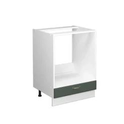 Vicco Fameline Ovenmeubel, 60cm Zonder Pt, Groen Goud Landelijk/wit, 38025