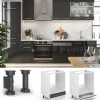 VICCO Fameline Ovenmeubel, 60cm Zonder Pt, Antraciet Hoogglans/wit, 33512