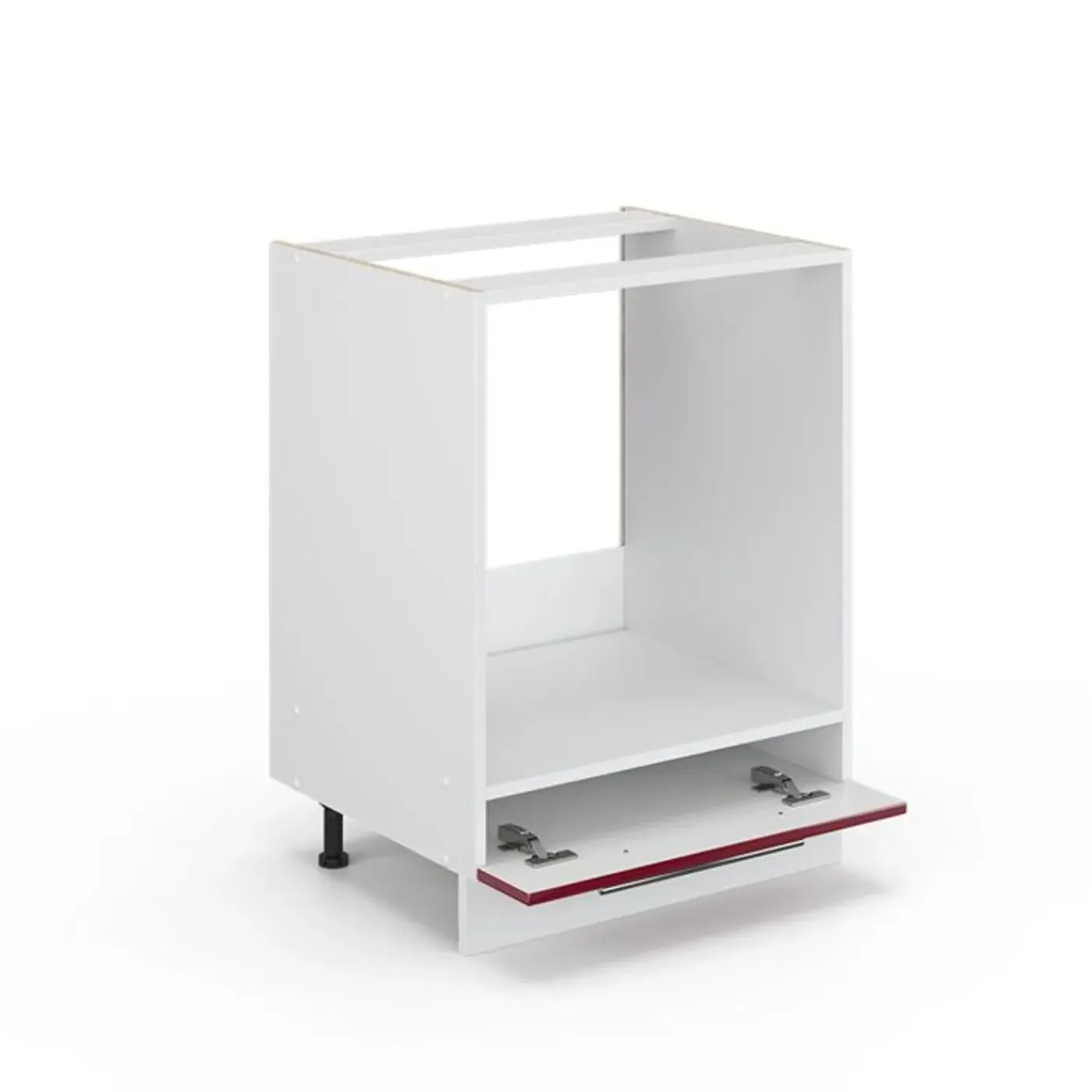 VICCO Fameline Ovenmeubel, 60cm Zonder Pt, Bordeauxrood Hoogglans/wit, 34785