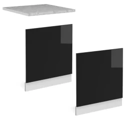 VICCO Gevel Rline, 60cm, Pt Antraciet, Zwart Hoge Glans/wit, 46549