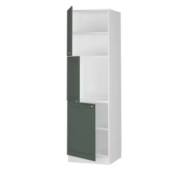 VICCO Hoge Kast Fameline, 60cm, Groen Goud Landelijk/wit, 38517