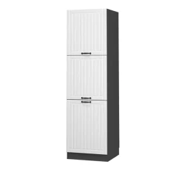 Vicco Hoge Kast Fameline, 60cm, Wit Landhuis/antraciet, 38570