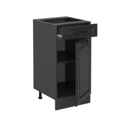 Vicco - Keukenkast Onder - Antraciet, 40 Cm - Zonder Werkblad