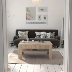 VICCO Salontafel Milan, 92.2x65cm, Sonoma, 28911