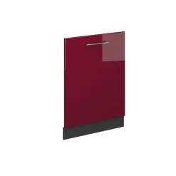 Vicco - Vaatwasserfront - Bordeaux Hoogglans - 60 Cm