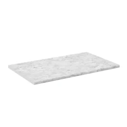 VICCO - Werkblad - Chic Marmer Wit, Spaanplaat - 100 X 60 X 2,8 Cm