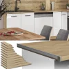 Vicco - Werkblad - Gouden Eiken Afwerking, Compact En Modern - 40 Cm