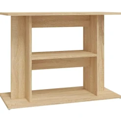 Vidaxl -aquariumkast -bruin -80 X 35 X 60 Cm -bewerkt Hout