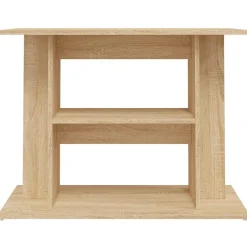 Vidaxl -aquariumkast -bruin -80 X 35 X 60 Cm -bewerkt Hout