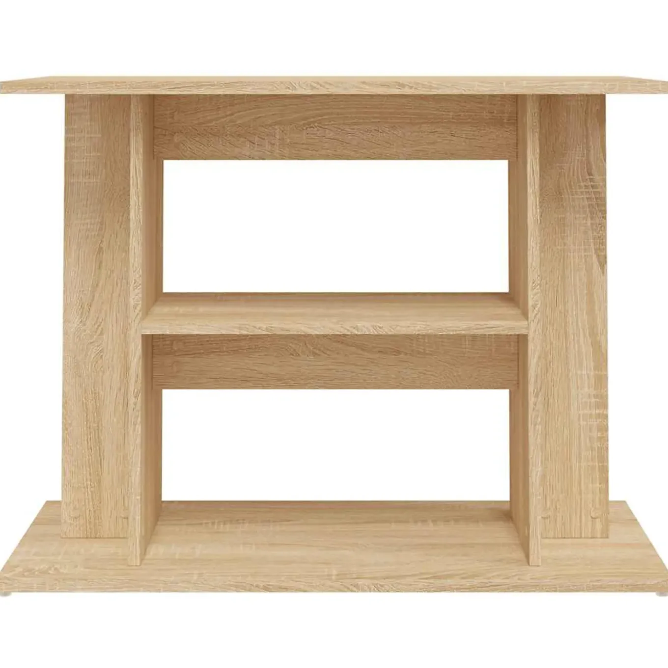 Vidaxl -aquariumkast -bruin -80 X 35 X 60 Cm -bewerkt Hout
