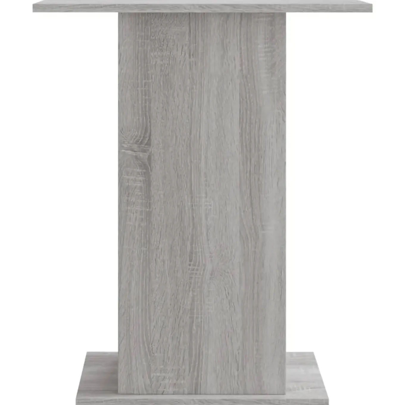 Vidaxl -aquariumkast -grijs -60.5 X 36 X 72.5 Cm -bewerkt Hout
