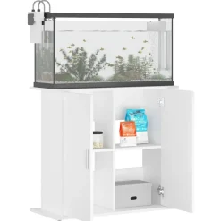vidaXL -aquariumkast -wit -81 X 36 X 73 Cm -bewerkt Hout