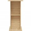 Vidaxl -aquariumstandaard -bruin -60.5 X 36 X 72.5 Cm -bewerkt Hout