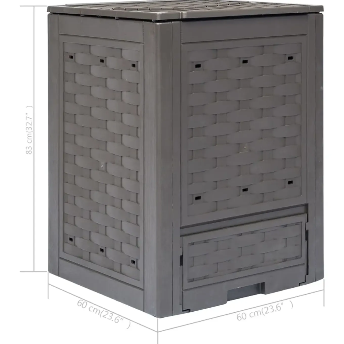 Vidaxl-compostbak-300-l-60x60x83-cm-kunststof-rattan-bruin