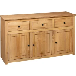vidaXL Dressoir 1 Bruin Houten Dressoir