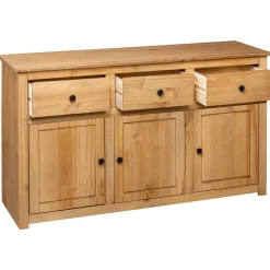 vidaXL Dressoir 1 Bruin Houten Dressoir