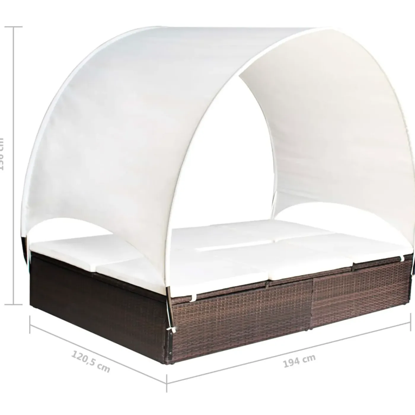 vidaXL Hangmat 1 Crème Hang Mat