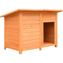 vidaXL Hondenhuis Bruin hondenhok