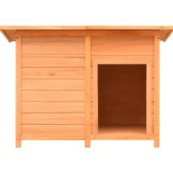 vidaXL Hondenhuis Bruin hondenhok