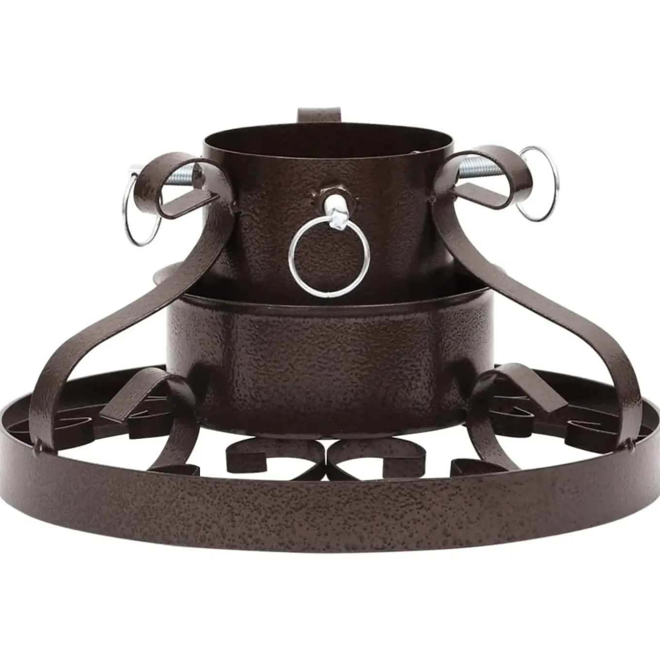 Vidaxl -kerstboomstandaard -zilver -29 X 29 X 15.5 Cm -metaal