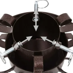 Vidaxl -kerstboomstandaard -zilver -29 X 29 X 15.5 Cm -metaal